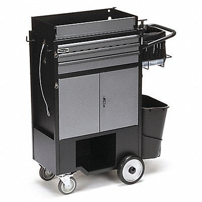 FLEXCART FC300LENT Black Light Duty Tool Utility Cart