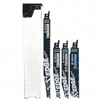 BOSCH RSE009 Recip Saw Blade Set TPI 6/12 8/10 8/14