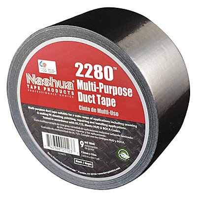 NASHUA 2280 Duct Tape Black 2 13/16 in x 60 yd 9 mil