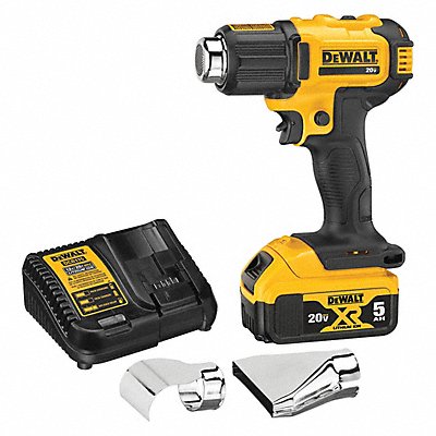 DEWALT DCE530P1 Heat Gun Kit 20V DC 2.5 lb 900 deg.F