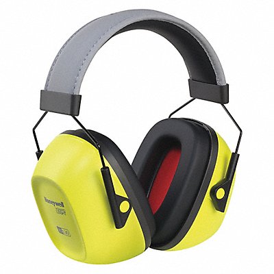 HONEYWELL HOWARD LEIGHT 1035110VS Ear Muffs Headband Blk/Yel 30dB