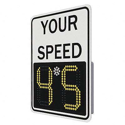 TAPCO 148500067 LED Radar Speed Sign Aluminum 29 x 23