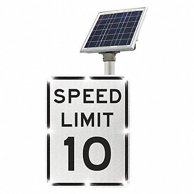 TAPCO 2180C00344 LED Traffic Sign Speed Limit 10 24 x18