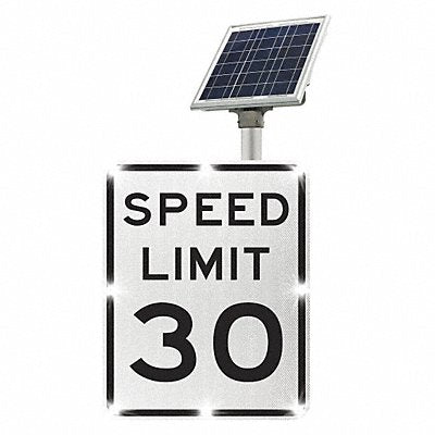 TAPCO 21800028530 LED Traffic Sign Speed Limit 30 30 x24