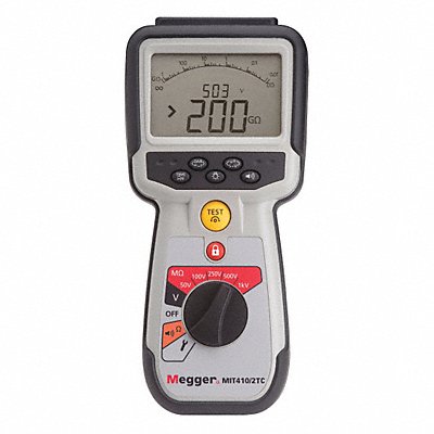 MEGGER MIT4102 Megohmmeter 50 to 1000V DC Backlit LCD