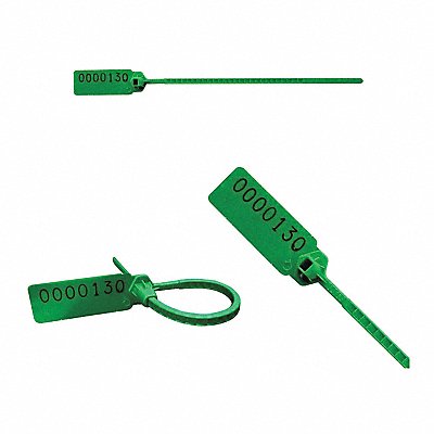 ELC SECURITY PRODUCTS 060H14PPGR Pull-Tight Seals Green Unfinished PK250