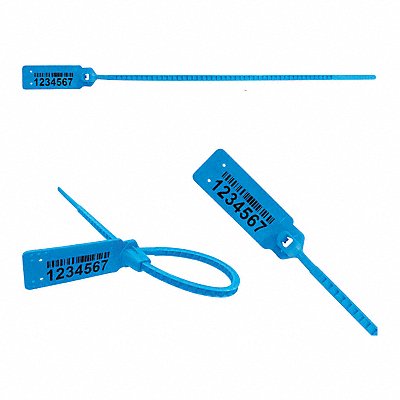 ELC SECURITY PRODUCTS 060RIML128PPBL Pull-Tight Seals Blue Unfinished PK250