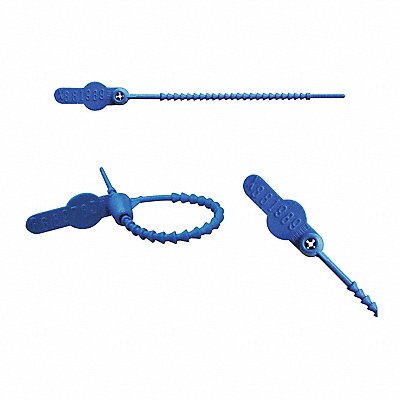 ELC SECURITY PRODUCTS 065N14PPBL Pull-Tight Seals Blue Unfinished PK250