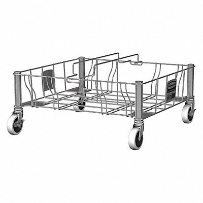 RUBBERMAID COMMERCIAL PRODUCTS 1956191 Container Dolly 200 lb Double 9 H Grey