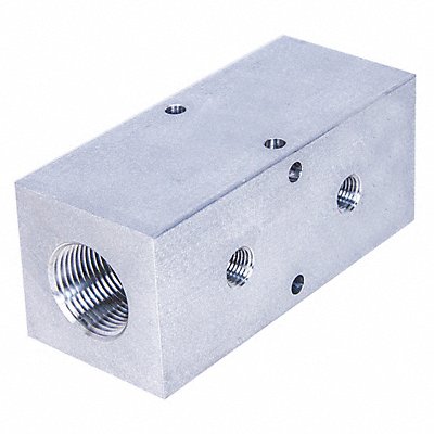 PNEUMADYNE INC M407502 Manifold Aluminum 2Outlets 6 L