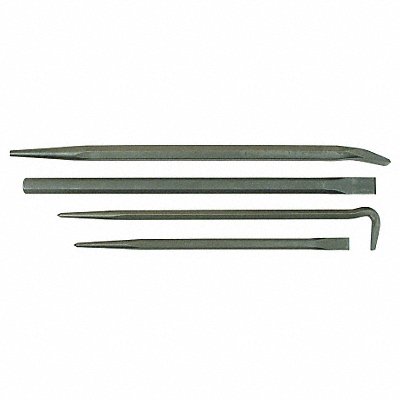 MAYHEW 76284 Pry Bar Set Pieces 4 Steel 24-7/8 in L