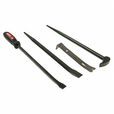 MAYHEW 76295 Pry Bar Set Pieces 4 Steel 20-1/4 in L