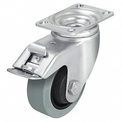 GRAINGER LPOEV89KF12FISG Standard Plate Castor Swivel 350 lb.