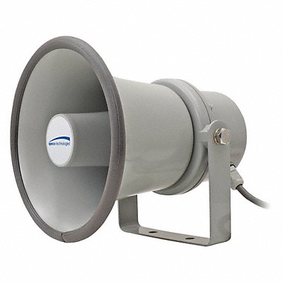SPECO TECHNOLOGIES SPC10T PA Weatherproof Speaker 7-1/4 D Aluminum