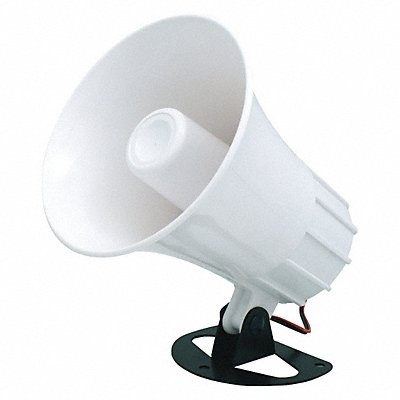 SPECO TECHNOLOGIES SA5P Weatherproof Alarm Siren 5-1/4 H White