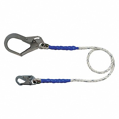 CONDOR G81563 Positioning Lanyard White Fixed