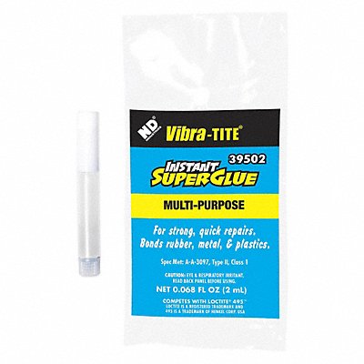 VIBRA-TITE 39502X100 Instant Adhesive Capsule 1.8mL PK100