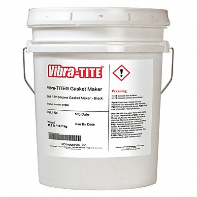 VIBRA-TITE 99891 Gasket Sealant 4.5gal Black Gravity 1.30