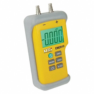 UEI TEST INSTRUMENTS EM201BN Digital Manometer -60 in wc to 60 in wc
