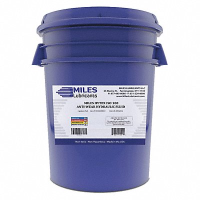MILES LUBRICANTS M001000803 Hydraulic Oil ISO 100 5 gal Pail
