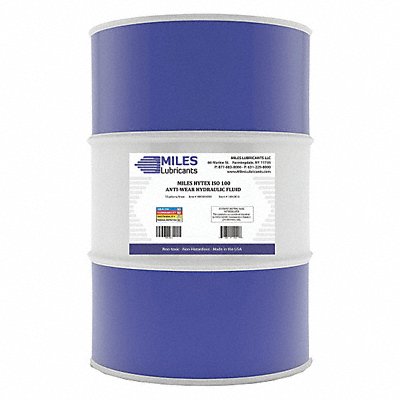 MILES LUBRICANTS M001000801 Hydraulic Oil ISO 100 55 gal Drum