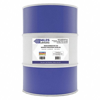 MILES LUBRICANTS M00600301 Gear Oil Amber Drum 400 lb -10 deg.F