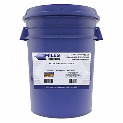 MILES LUBRICANTS M00800303 Grease Pail 35 lb