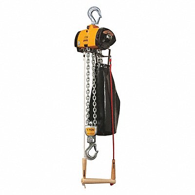 HARRINGTON TCL500C10 Air Chain Hoist Pull Cord 1000 lb 10 ft