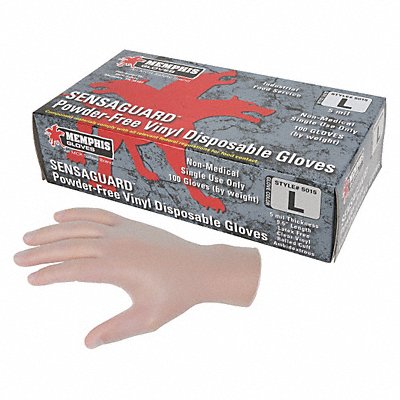 MCR SAFETY 5015XL J4964 Disposable Gloves Vinyl XL PK100