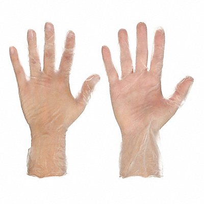 MCR SAFETY 5015M J4964 Disposable Gloves Vinyl M PK100