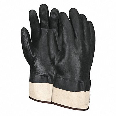 MCR SAFETY 6521SC Gloves L 10 in L Jersey Sandy PR PK12