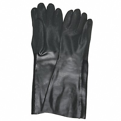 MCR SAFETY 6528S Gloves PVC L 18 in L Gauntlet PR PK12