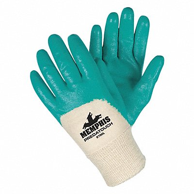 MCR SAFETY 9790L Coated Gloves 3/4 Dip L 10-1/2 PR