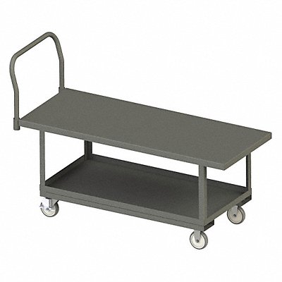 GRAINGER WHPT24605PU95 Platform Truck 1400lb 60in x 24in 43in H
