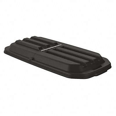 SUNCAST COMMERCIAL RMTT50LID Tilt Truck Lid Black 1/2 cu yd. Hinged