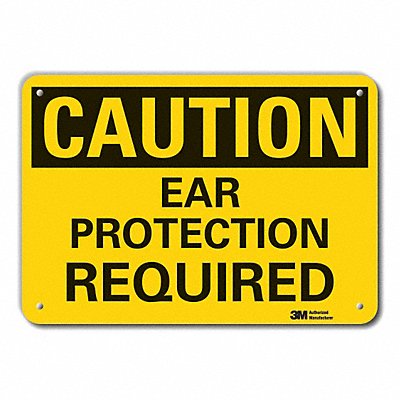 LYLE LCU30289NP10x7 Caution Sign 7 in x 10 in Plastic