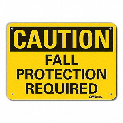 LYLE LCU30292NP14x10 Caution Sign 10 inx14 in Plastic
