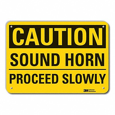 LYLE LCU30301RA14x10 Reflective Lift Truck Trfc Caution Sign 10x14in