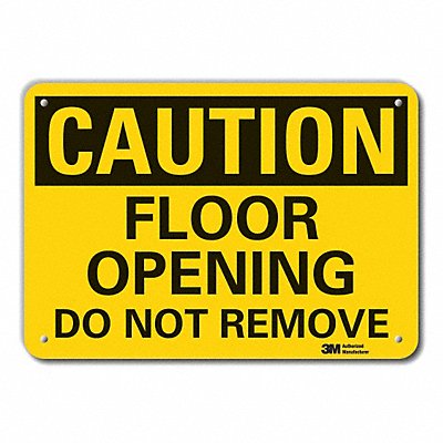 LYLE LCU30310RA14x10 Rflct Accident Prevent Caution Sign 10x14in