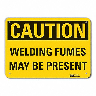 LYLE LCU30314NP14x10 Caution Sign 10 in x 14 in Plastic