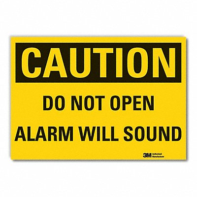 LYLE LCU30315RD10x7 Door Instructn Caution Rflct Labl 7x10in