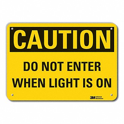 LYLE LCU30320NP14x10 Caution Sign 10 inx14 in Plastic