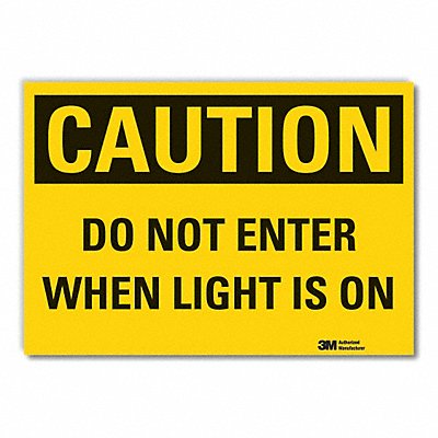 LYLE LCU30320RD5x35 Personal Safety Caut Reflective Label 3.5x5in
