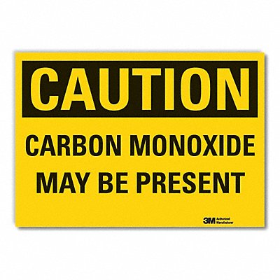 LYLE LCU30323ED10x7 Caution Sign 7inx10in Non-PVC Polymer