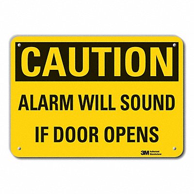 LYLE LCU30326NP10x7 Caution Sign 7 in x 10 in Plastic
