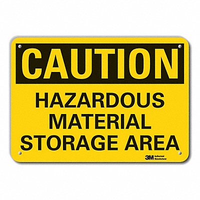 LYLE LCU30331RA10x7 Caution Sign 7 in x 10 in Aluminum