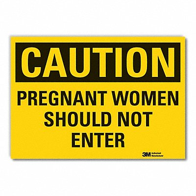 LYLE LCU30335RD10x7 Acc Prevention Label 7 in x 10 in