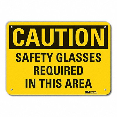 LYLE LCU30359NP14x10 Caution Sign 10 inx14 in Plastic