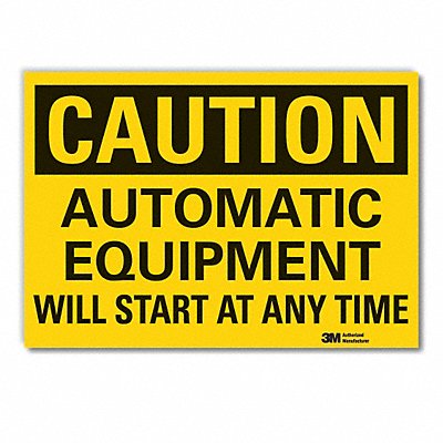 LYLE LCU30389RD14x10 Auto Eqpmt Reflective Label 10 in x 14 in