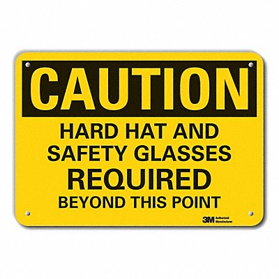 LYLE LCU30434NP14x10 Caution Sign 10 inx14 in Plastic